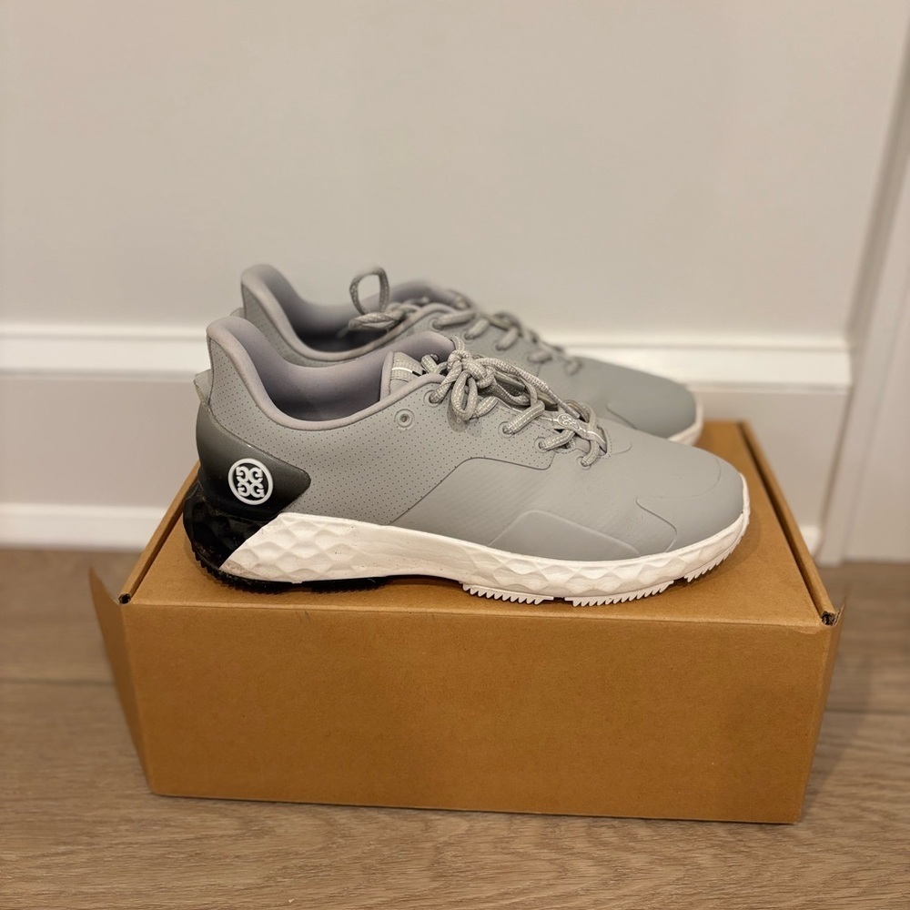 Gray and White G/Fore Golf Shoes